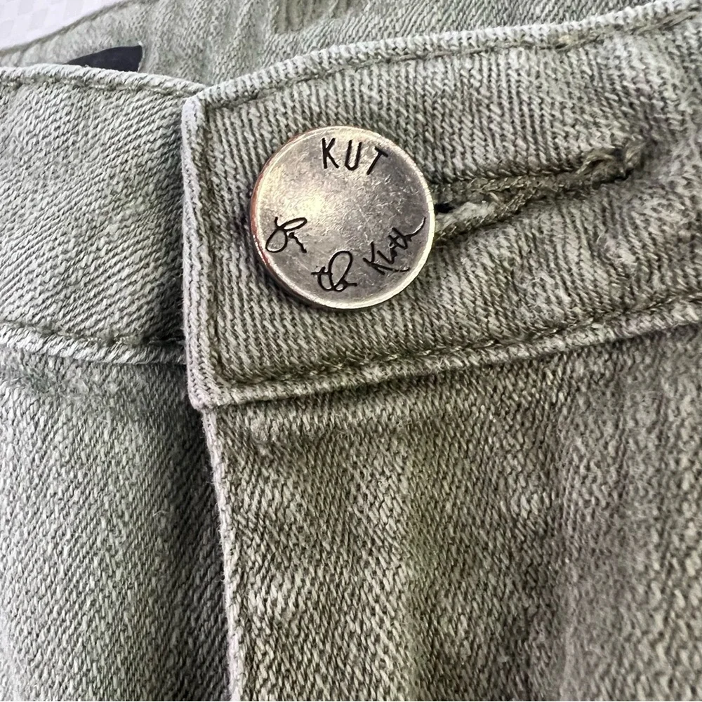 Kut From The Kloth Green Skinny Jeans Pants Women's 6 Diana Skinny‎ Stretch